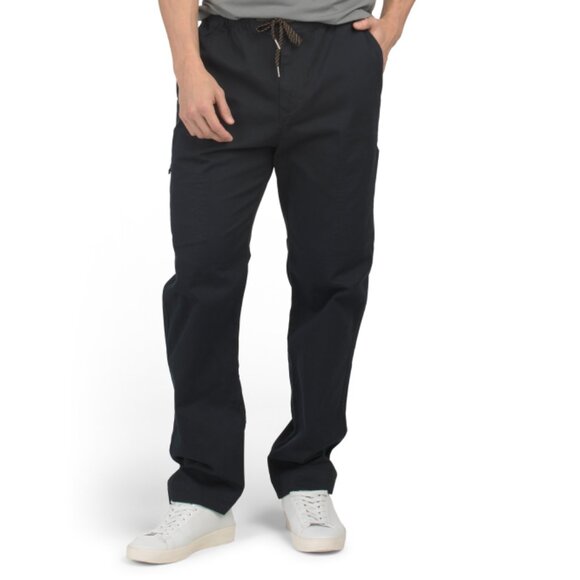 QUIKSILVER Black After Surf Pants With Stretch - Picture 1 of 2